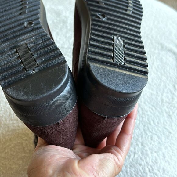 FLEXUS ISTRA Spring Step Boots Brown waterproof micro-suede faux fur size 9.5‎ - Picture 9 of 10